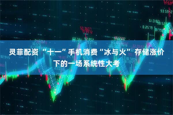 灵菲配资 “十一”手机消费“冰与火” 存储涨价下的一场系统性大考