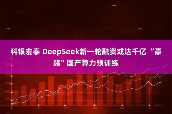 科银宏泰 DeepSeek新一轮融资或达千亿 “豪赌”国产算力预训练